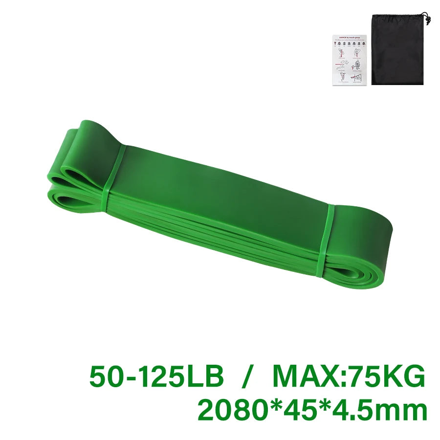 Heavy Duty Natural Latex Resistance Band for Strength Training - Versatile Pull-Up Assist and Workout Companion