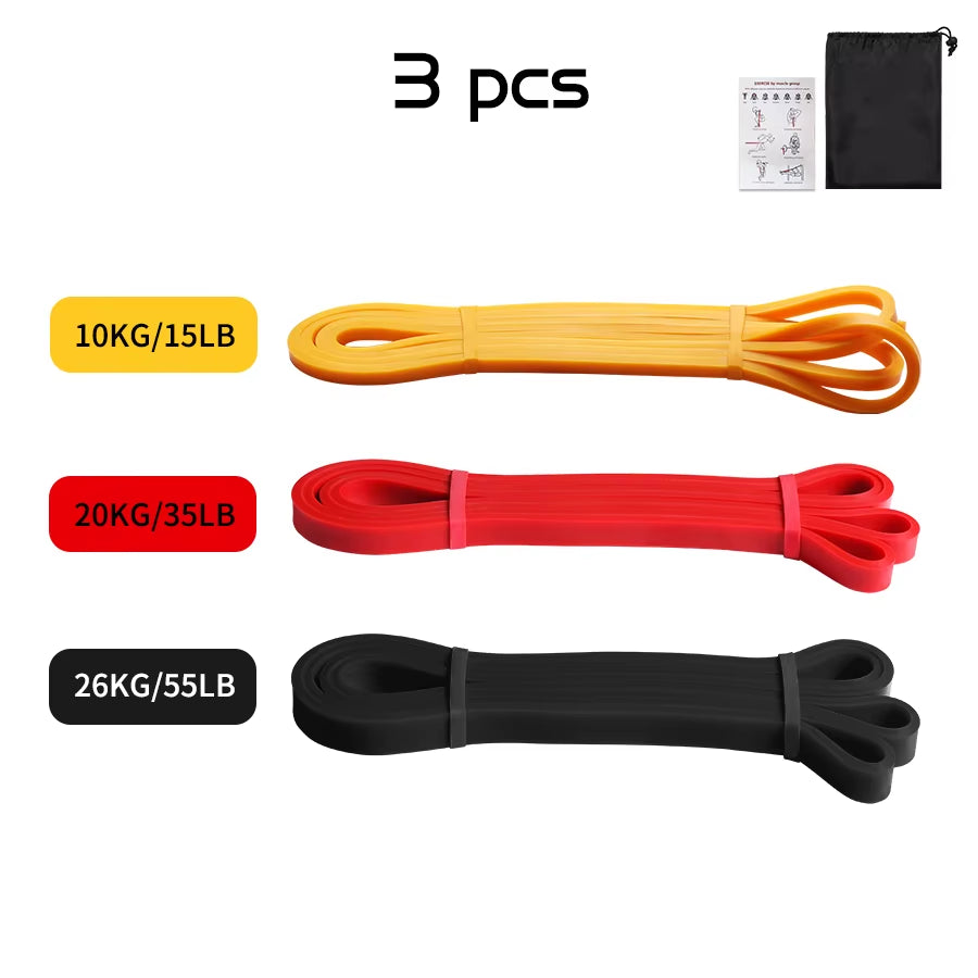 Heavy Duty Natural Latex Resistance Band for Strength Training - Versatile Pull-Up Assist and Workout Companion