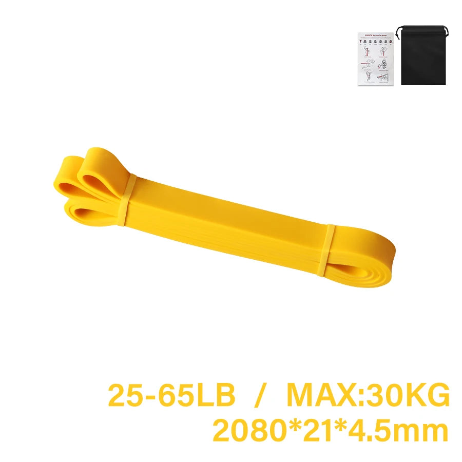 Heavy Duty Natural Latex Resistance Band for Strength Training - Versatile Pull-Up Assist and Workout Companion