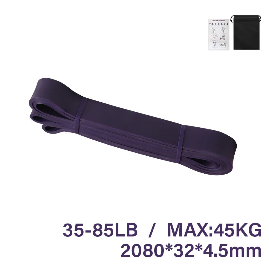 Heavy Duty Natural Latex Resistance Band for Strength Training - Versatile Pull-Up Assist and Workout Companion