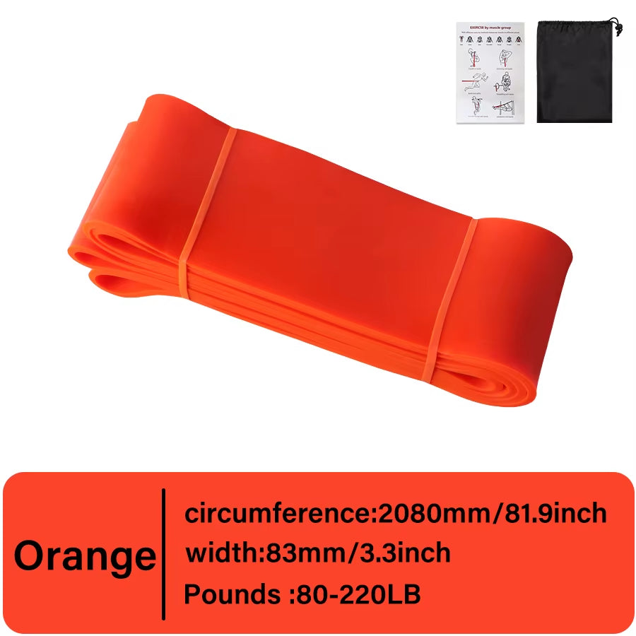 Heavy Duty Natural Latex Resistance Band for Strength Training - Versatile Pull-Up Assist and Workout Companion
