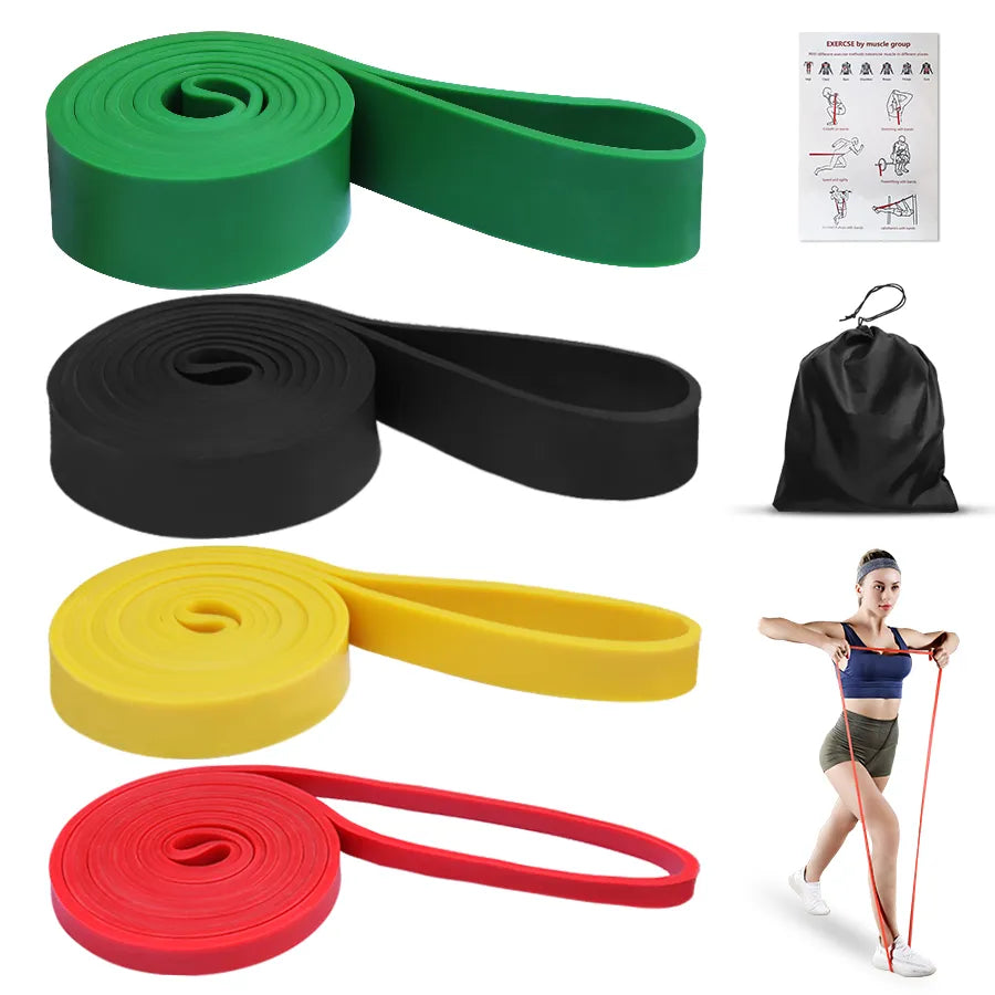 Heavy Duty Natural Latex Resistance Band for Strength Training - Versatile Pull-Up Assist and Workout Companion
