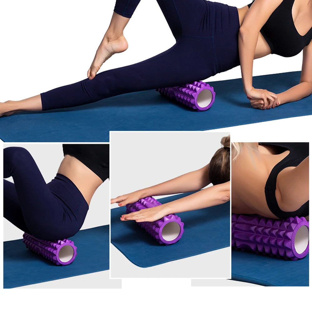 Revitalize Your Body with the 1Pc Foam Massage Roller - Perfect for Muscle Relief, Physiotherapy, and Sports Rehabilitation!