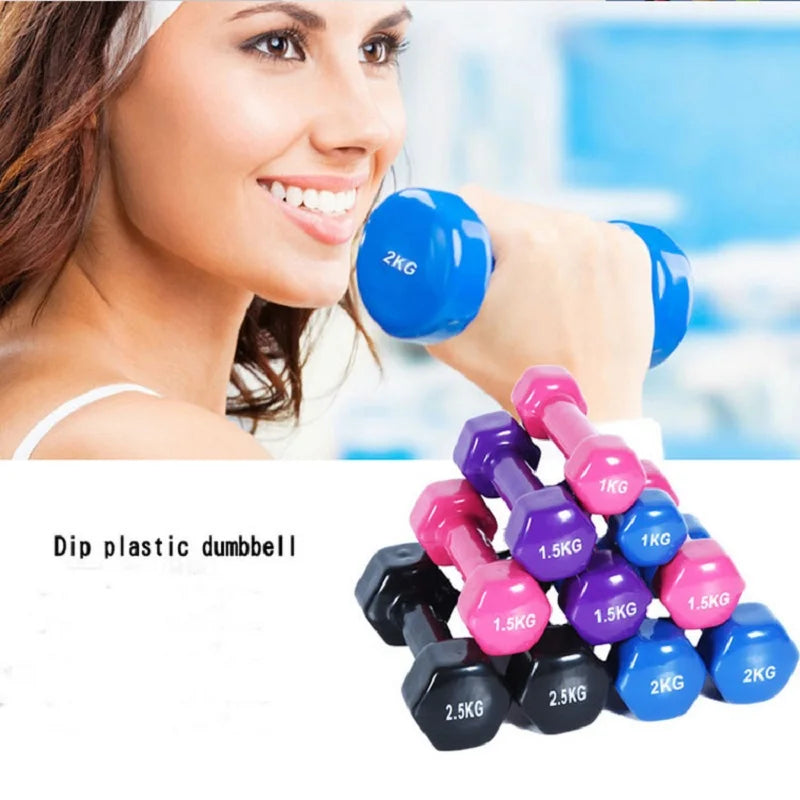 Elevate Your Workout with Our 2Kg, 2.5Kg, and 3Kg Non-Slip Dumbbell Set for Men and Women - Perfect for Bodybuilding and Fitness Training!