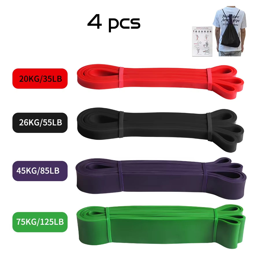 Heavy Duty Natural Latex Resistance Band for Strength Training - Versatile Pull-Up Assist and Workout Companion