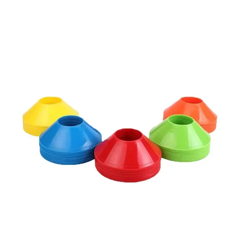 Elevate Your Game with 10Pcs Colorful Soccer Training Cones & Carry Bag - Perfect for Agility Drills and Sports Training