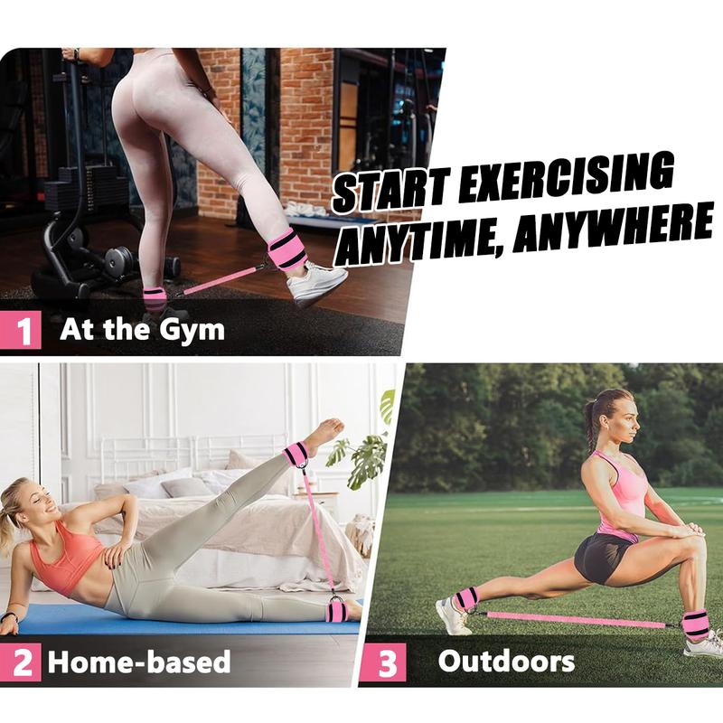 Elevate Your Workout with Ankle Resistance Bands - Perfect for Leg and Glute Training!