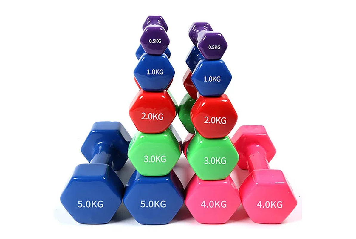Elevate Your Workout with Our 2Kg, 2.5Kg, and 3Kg Non-Slip Dumbbell Set for Men and Women - Perfect for Bodybuilding and Fitness Training!